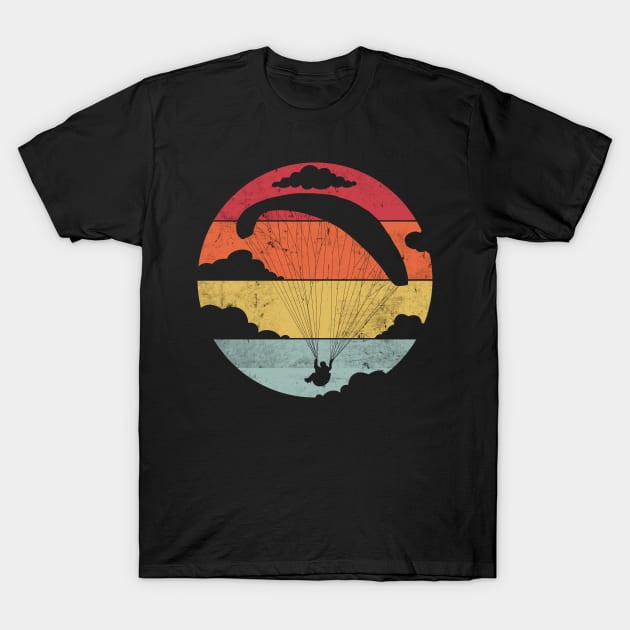 Vintage paragliding paraglider hover paraglider T-Shirt by The Hammer